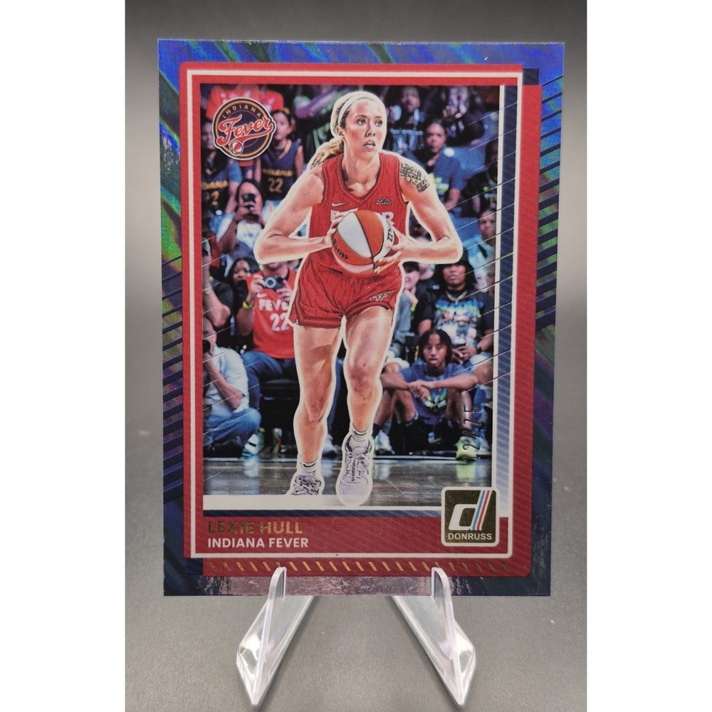 2025 Panini Donruss WNBA Lexie Hull #85 Light Blue Lava /75 Indiana Fever